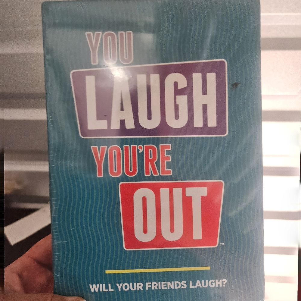 You Laugh You're Out by DSS Games Red Card Game Party Fun Hilarious - New